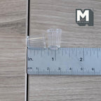 Miniature Water Glasses 1:6 Scale Miniature Water Cups Glasses Set of 2 , 11/16 inch tall - E081