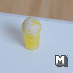 Miniature Lemon Slushies Diorama Beverage Prop Realistic Drink 1 inch tall (resin) - E086