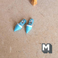 Miniature Pointed Toe Flats 1:12 Scale Shoes Dollhouse Decoration 11/16 inch long (resin) - G075
