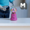 Miniature Table Top Gumball Machine 1:12 Scale Dollhouse Decoration Candy Dispenser 1-3/16 inch tall  (pink) (non working) - E015