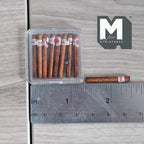 Miniature Long Cigars and Clear Box 1:12 Scale Set of 10 Dollhouse Gran Cigars 2-1/8 inch long (not real) (plastic) - G030