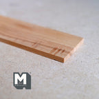 Miniature Stained Wood Strip for Dollhouse Flooring and Shelving, 6-9/16 inch long (beige)