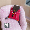 Miniature School Bag 1:12 Scale Backpack Faux Leather Fabric Rucksack Knapsack 1-11/16 inch tall - C044
