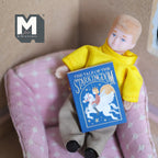 Miniature Fairy Tale Books Set of 4 , 1:12 Scale Story Books Novels Storybooks Nursery Books (blank pages) - C040