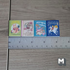 Miniature Fairy Tale Books Set of 4 , 1:12 Scale Story Books Novels Storybooks Nursery Books (blank pages) - C040