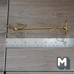 Miniature Coat Rack 1:12 Scale Dollhouse Clothes Stand , Coat Tree , Hall Coat Tree 6 inch tall (matte gold) - J001