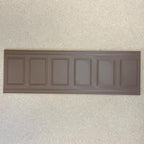 Dollhouse Embossed Wainscot Panel 1:12 Scale Classic Raised Rectangle Wall Molding 9-13/16 inch long (3D printed) (light brown) - J012