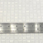 1:12 Scale Miniature Embossed Window Film Set of 2, Clear Textured Glass Block Style, Cut to Size, 8-1/4 inch long, Dollhouse Craft Supply