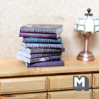 Assorted Miniature Novels Set of 8 , 1-3/8 inch tall (empty pages) - C037