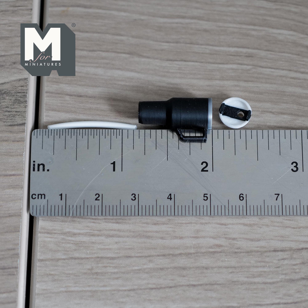 Miniature Tumbler with Straw 1:12 Scale Travel Mug with Handle Dollhouse Decor 7/8 inch tall (black) - E089