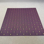 1:12 Scale Embossed Brocade Wallpaper with Fleur de Lis, 8-1/4 inch square, DIY Dollhouse Supply (not self-adhesive) (burgundy)
