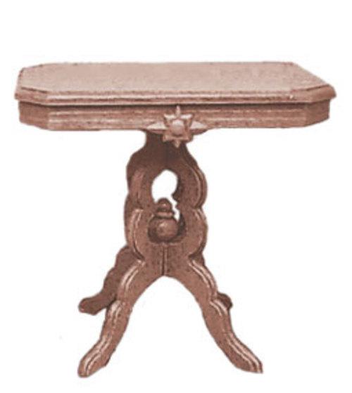 1:12 Scale Miniature Victorian Pedestal Table Kit, 2-3/8 inch high, DIY Dollhouse Supply