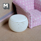 Miniature Perforated Coffee Table 1:12 Scale Dollhouse Furniture 1-1/4 inch tall -