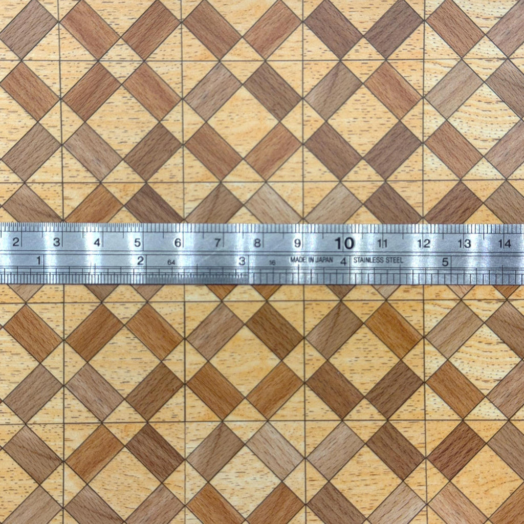 1:12 Scale Miniature Harlequin Parquet Flooring Sheet, 10-5/8 x 7-1/16 inch, DIY Dollhouse Supply (not self-adhesive)