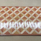 1:12 Scale Miniature Lattice Parquet Flooring Sheet, 11 x 7-3/8 inch, DIY Dollhouse Supply (not self-adhesive)