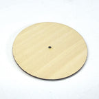 1:12 Scale Miniature Round Table Top, Unpainted, Ready to Paint, 2-3/8 inch dia., Dollhouse Craft Supply (wood)