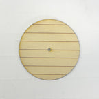 1:12 Scale Miniature Round Table Top, Unpainted, Ready to Paint, 2-3/8 inch dia., Dollhouse Craft Supply (wood)