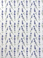 Dollhouse Lavender Sprigs Wallpaper 1:12 Scale Miniature Paper Sticker 8" x 11" (self adhesive) (purple) - Z3