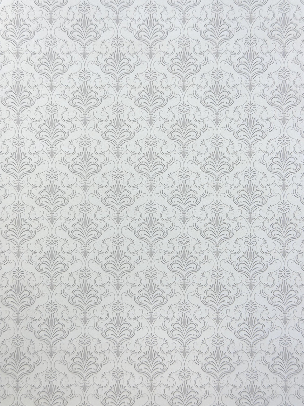Dollhouse Scrollwork Wallpaper 1:12 Scale Miniature Paper Sticker A4 Paper Size 8" x 11" (self adhesive) - Z3