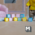 Miniature Number Blocks 1:12 Scale Dollhouse Nursery Room Decor Set of 10 (wood) - G038