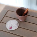 Dollhouse Mortar and Pestle / Miniature Rock Mortar and Pestle / Grinder Bowl and Stone Mortar Bowl - B095