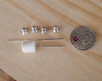 1:12 Dollhouse Miniature Bathroom Roll Holder / Fabric Toilet Roll Holder/ Dollhouse Bathroom Tissue Roll Holder - F037