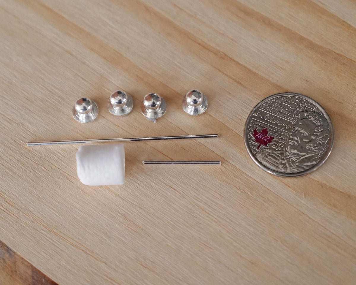 1:12 Dollhouse Miniature Bathroom Roll Holder / Fabric Toilet Roll Holder/ Dollhouse Bathroom Tissue Roll Holder - F037
