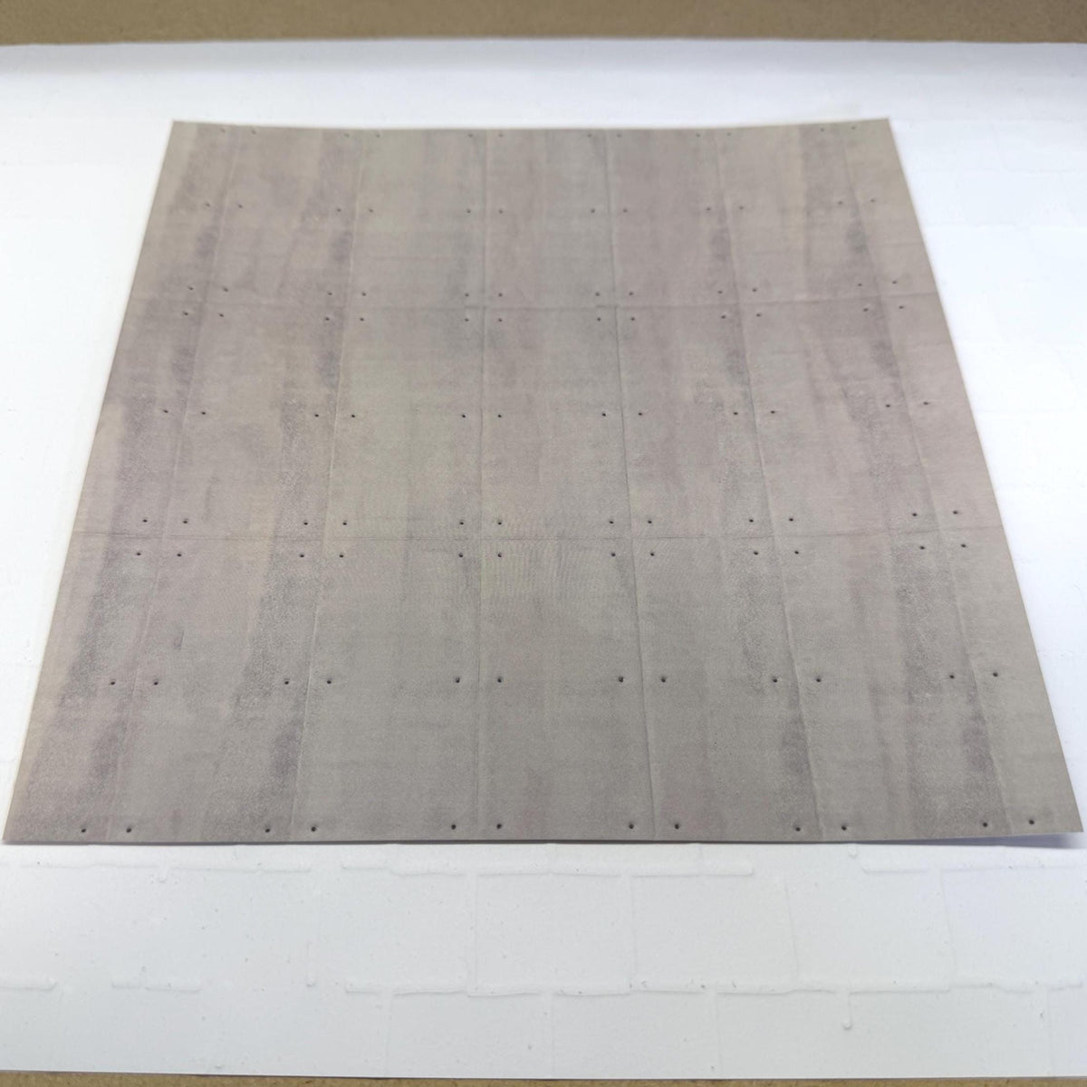 1:12 Scale Miniature Embossed Concrete Panel Wall Sheet, 8-1/4 x 8-1/4 inch, DIY Dollhouse Supply (not self-adhesive)