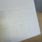 1:12 Scale Miniature Embossed Concrete Panel Wall Sheet, 8-1/4 x 8-1/4 inch, DIY Dollhouse Supply (not self-adhesive)