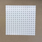 1:12 Scale Embossed Square and Dot Tile Sheet, 8-1/4 inch square, DIY Dollhouse Supply (not self-adhesive)