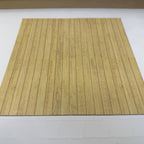 1:12 Scale Embossed Wood Plank Floor and Wall Sheet, 8-1/4 inch square, DIY Dollhouse Supply (not self-adhesive) (beige)