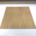 1:12 Scale Embossed Wood Plank Floor and Wall Sheet, 8-1/4 inch square, DIY Dollhouse Supply (not self-adhesive) (dark beige)