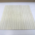 1:12 Scale Embossed Wood Plank Floor and Wall Sheet, 8-1/4 inch square, DIY Dollhouse Supply (not self-adhesive) (white)