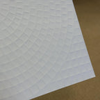 1:12 Scale Embossed Circular Cobblestone Paving Sheet, 8-1/4 inch square, DIY Dollhouse Supply (not self-adhesive) (gray)
