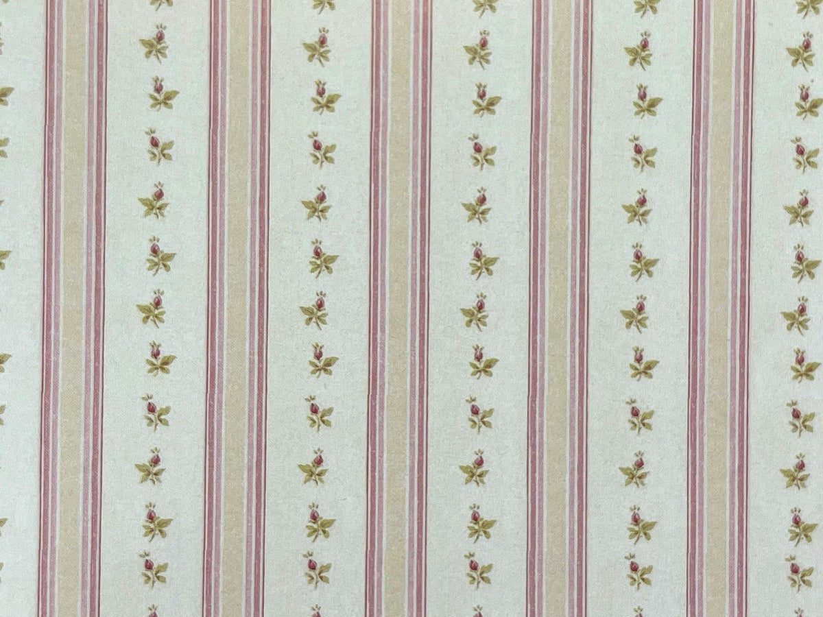 1:12 Dollhouse Miniature Flower Wallpaper 15-1/2" x 10" - Y3