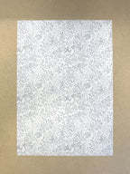 Dollhouse Botanical Patterned Wallpaper 1:12 Scale Miniature Paper Sticker A4 Paper Size 8" x 11" (self adhesive) (light gray) - Z3