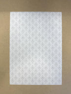 Dollhouse Scrollwork Wallpaper 1:12 Scale Miniature Paper Sticker A4 Paper Size 8" x 11" (self adhesive) - Z3