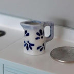 1:12 Dollhouse Miniature Blue Jug / Miniatures Jug / Dollhouse Jug / Tiny Jug - A026
