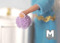 1/12 Dollhouse miniature bath sponge (purple) - F037