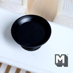 Miniature Metal Pedestal Serving Stand 1:12 Scale Large Size Cake Stand Patisserie Stand 1-9/16 inch dia. (black) - A018