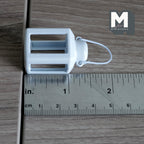 1:12 Scale Miniature Lantern | Dollhouse Camping Accessory & Outdoor Decor | Fairy Garden Prop 1-7/16 inch tall (white) - C074