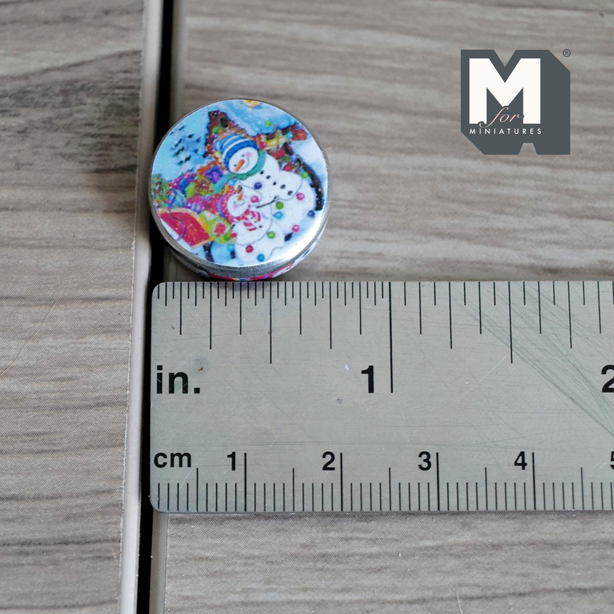1:12 Dollhouse Miniature Butter Cookies and Tin with 7 Cookies - E033