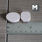 Miniature Gift Boxes with Lids Set of 2 , 1:12 Scale Storage Boxes 1/2 inch tall (pink) - B049