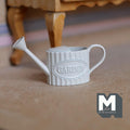 1:12 miniature metal flower watering pot with spray nozzle and handle C095