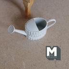 1:12 miniature metal flower watering pot with spray nozzle and handle C095