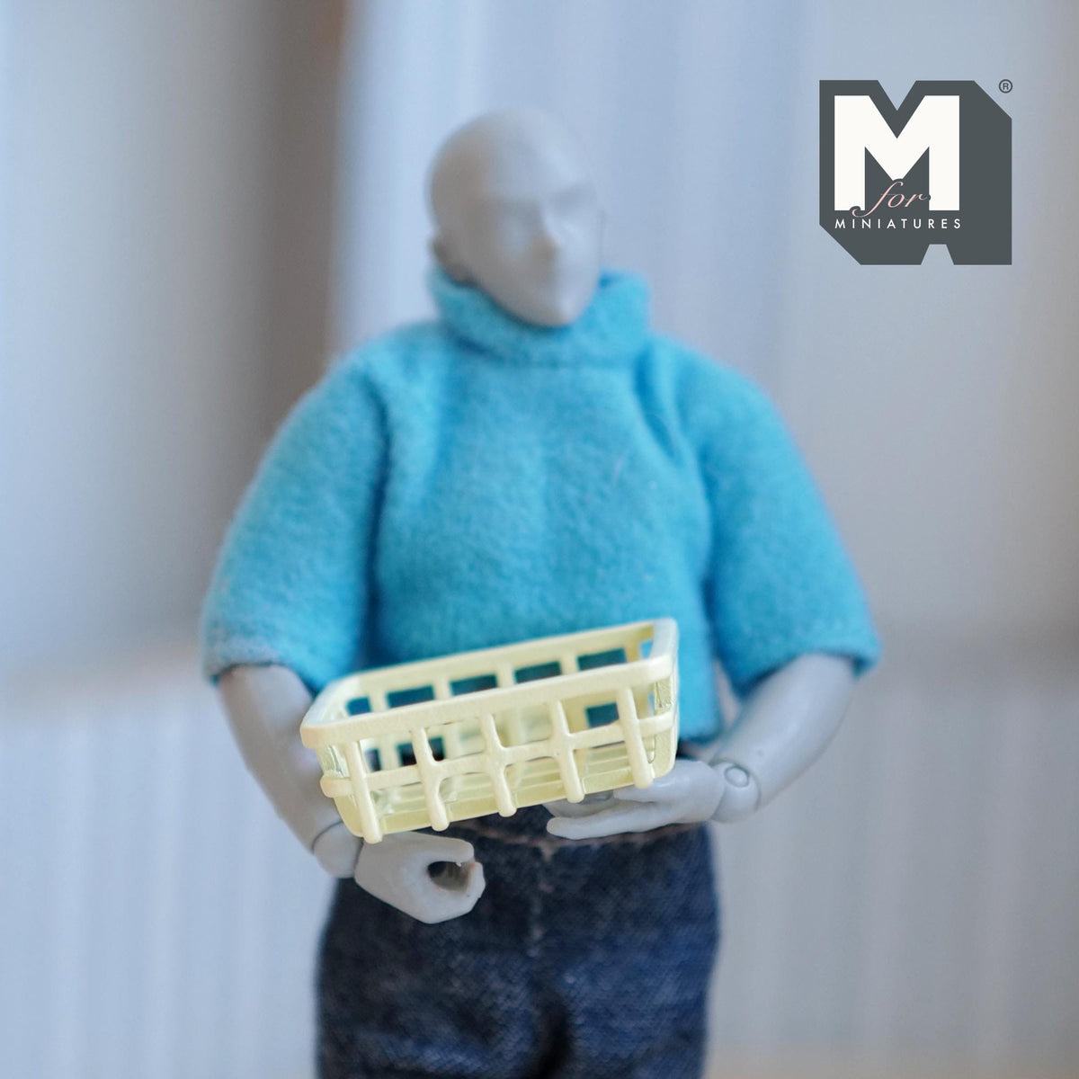 Miniature Metal Shelving Insert Cooling Rack 1:12 Scale Dollhouse Kitchen Accessories 1-1/16 inch long (cream) - F029