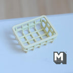 Miniature Metal Shelving Insert Cooling Rack 1:12 Scale Dollhouse Kitchen Accessories 1-1/16 inch long (cream) - F029