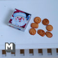 1:12 Dollhouse Miniature Butter Cookies and Tin with 7 Cookies - E033