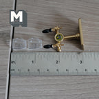 Miniature Metal Craft Beer Tap Tower and Mugs Beer Pump Handles Beer Tap Columns Draft Tower Draught Tower Tap Stand 1-5/8 inch tall - F063