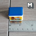 Miniature Children Toy Storage Box 1:12 Scale Dollhouse Playroom Box 1-13/16 inch wide - B059